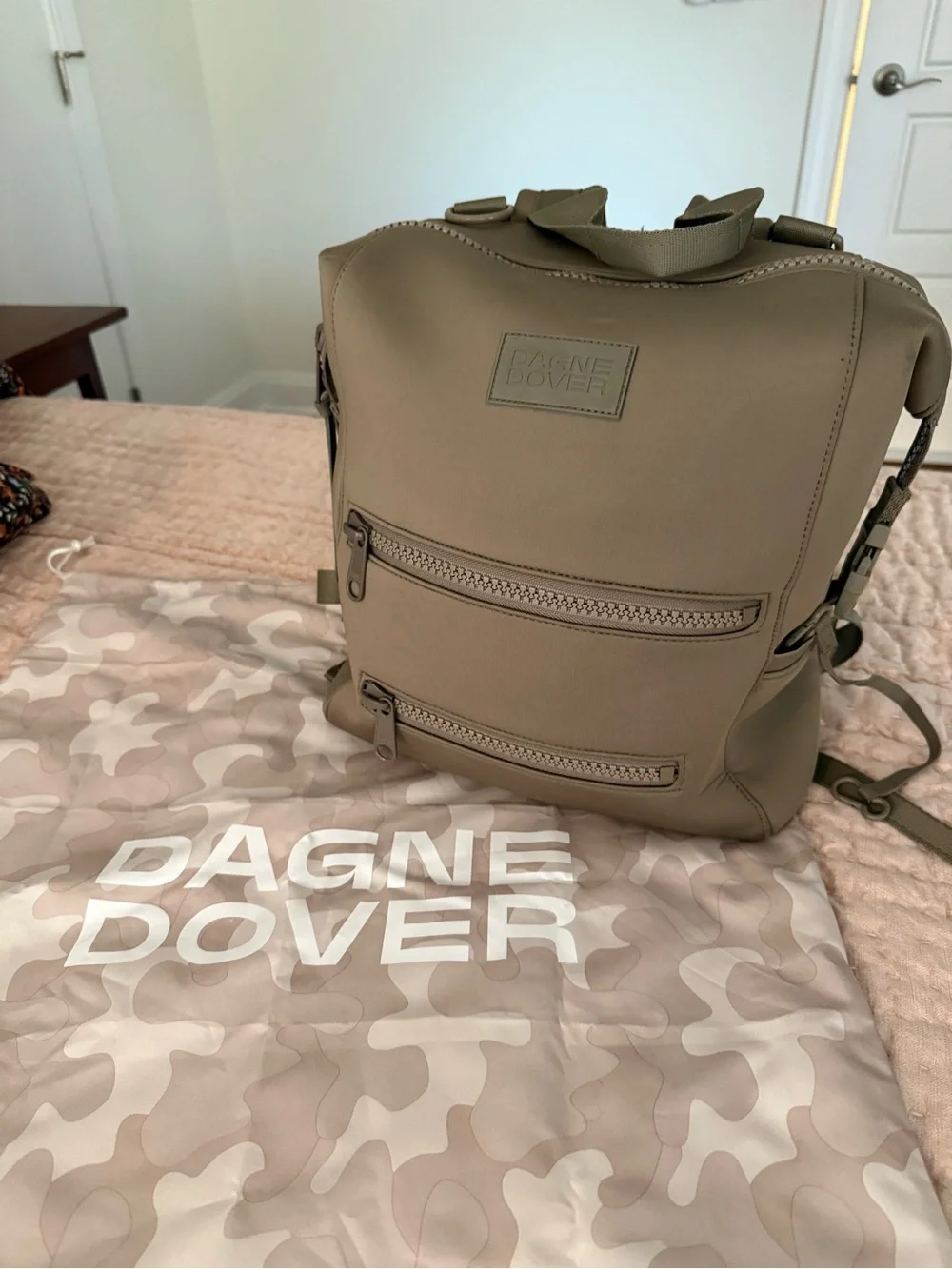 Dagne Dover Indi Diaper Bag -Khaki Medium